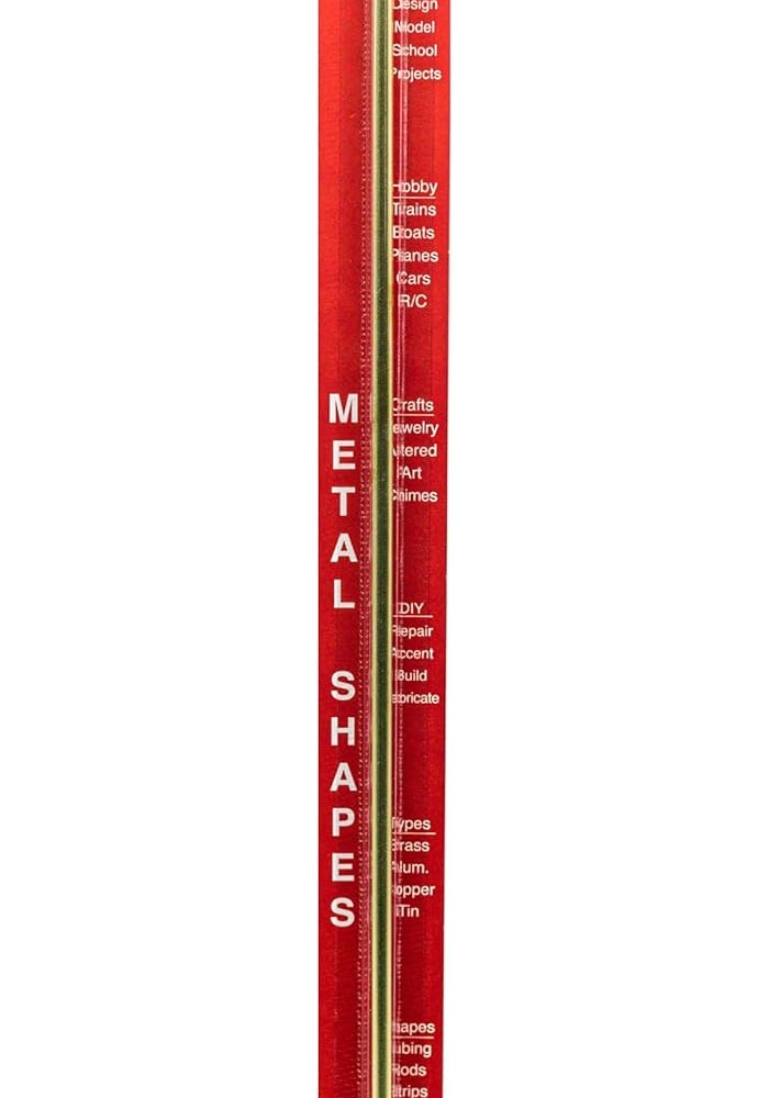 K & S Precision Metals 8129 3/16" x 12" Round Brass Tube - Image 1